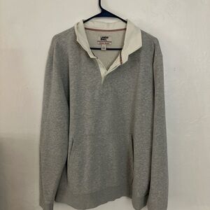 Lands' End Men's Gray Sweater